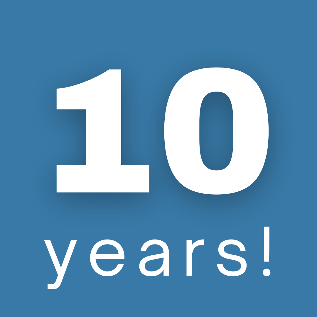 10 years and counting...